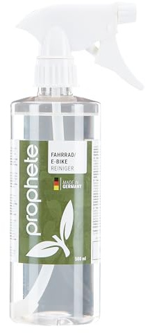 Prophete Fahrrad und E-Bike Reiniger 500 ml Sprühreiniger biologisch abbaubar entfernt Öl Fett und Straßenschmutz für alle Materialien