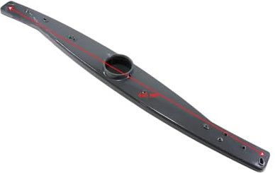 Marel Shop® - Pala Braccio Irroratore Rampa Spruzzatore Mulinello Superiore per Lavastoviglie compatibile con Electrolux Zanussi Rex per Modelli : ESL6392RA - ESFCHRONOW - ESL6370RO - ESL5333LO