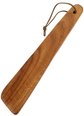 OUNONA Spatule En Bois Outils À Ustensiles Manivelle Cuisinière Spatule À Confiture Tourne-Plateau De Service Batteur Poignée Agitateur Flipper Fait Maison Cuillères De Démarrage