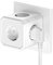Steckdosenadapter Würfel, 5 Fach Steckdosenwürfel, Doppelstecker für Steckdose, Max 4000W(16A/250V), für Büro, Zuhause