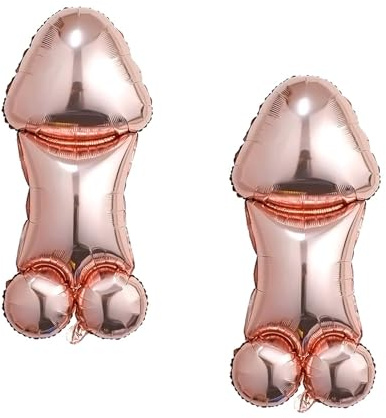 yivom 2 Stück JGA Deko Frauen, 85 x 47 cm Folienballon Penis, Junggesellenabschied Frauen Deko für Frauen, Bride To Be Luftballons, Deko JGA Party, Junggesellinnenabschied Deko Penisballon