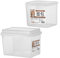 ULTECHNOVO Caja de Almacenamiento de Pan 2 Piezas Porta Pan de Plástico Transparente Resistente a para Refrigeración y Congelación Organizador de Cocina