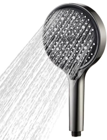 Duschkopf Mit Handbrause, Hochdruck Dusche Mit 7 Sprühmodi, Rostfreies Ersatzteil Für Wand Hartwasser Täglich Wohnung Haustiere Baden Waschen Senioren Mieter