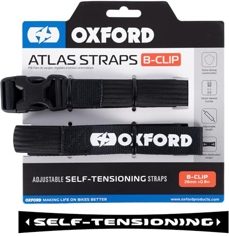 Atlas B-Clip (Pair), 26mm x 0.8m, Black