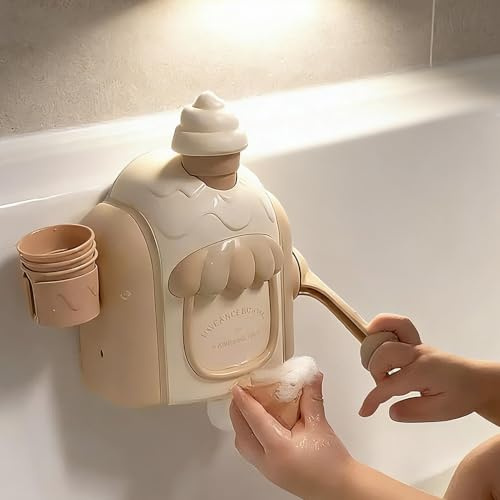 Bath Bubble Ice Cream Maker Bath Toy - 2026 New Ice Cream Foam Machine Car Bathing Toys With Powerful Suction, Ice-Cream Bathing Toy For 3 4 5 6 7 8 Years Old Boys Girls