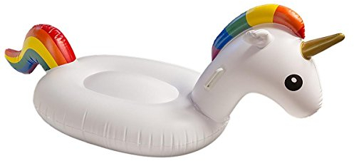 Out of the blue - Einhorn aufblasbares Einhorn, 91/4160, Mehrfarbig