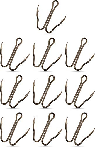 Storfisk fishing & more Blitzhaken Angelhaken Raubfisch Haken Set für Zander und Hecht in verschiedenen Größen, Größe:4