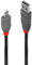 LINDY 36730 - Cable USB 2.0 tipo A a Micro-B (0,2 m), color negro