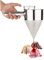 Dispensador de embudo de Acero Inoxidable con Soporte para Tartas Cupcakes Dosificador de Chocolate Para La Cocina del Hotel Panadería