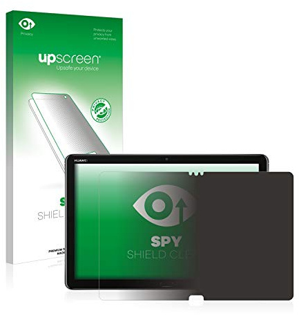 upscreen Blickschutzfolie für Huawei MediaPad M5 Lite 10.1 | Anti-Spy Displayschutz Made in Germany Privacy Screen Protector Sichtschutz Blaulichtfilter Klare Folie