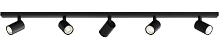 Astro Ascoli Five Bar Indoor Spotlight (Matt Black), GU10 Lamp, Designed in Britain - 1286085 - 3 Years Guarantee