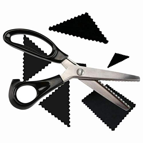 Zackenschere, professionelle Zick-Zack-Schere Schneider-Schere Stoffschere für Schneider, Zackenschere für Stoff