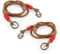 Keenso Hammock Swing Tree Ropes Straps, 2Pcs 1.8m Adjustable Swing Ropes, Hanging Strong Ropes, Perfect for Hammock Swing Chair Swing Extension Rope Leisure Sports