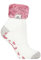 HEAT HOLDERS Ladies Lounge Feather Turn Over Cuff Slipper Socks Pack of 1 Contrast H & T, 4-8