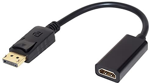 MAOZHOU DisplayPort to HDMI Adapter,Display Port (Input) to HDMI (Output) Converter (Male to Female),DP to HDMI Adapter Compatible for Desktop Laptop Connected to Monitor TV Projector