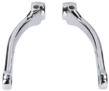 2EXTREME Tretkurbel Set verchromt kompatibel mit Mofa Universal Sachs, Hercules, kompatibel mit Piaggio, kompatibel mit Vespa 9,5mm Kurbelkeil