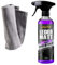 ShinyChiefs Leder MATT Detailer Set - Versiegelnde Lederpflege mit Matt-Effekt für Glatt- und Kunstleder im Fahrzeug - Anti Glanz Leder-Pflegespray für Autositze und Lenkräder, Mikrofasertuch 500ml