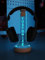 YuanDian Headphone Stand, Personalized Light up Headset Holder for Desk, Gaming Headset Wood Holder RGB with 7 Color Lights for Game Room Decor, Cool Gamer Gifts for Men Boyfriend