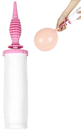 Fituenly Handheld Balloon Pump Manual Push-pull Balloon Pump Plastic Balloon Air Blower Portable Balloon Inflatable Accessories