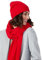 Style & Republic Kaschmir Sport Mütze-Beanie Damen aus 100% Cashmere - Dein kuscheliger Premium Beanie für stilvolle Herbst- & Winter-Momente- Crimson