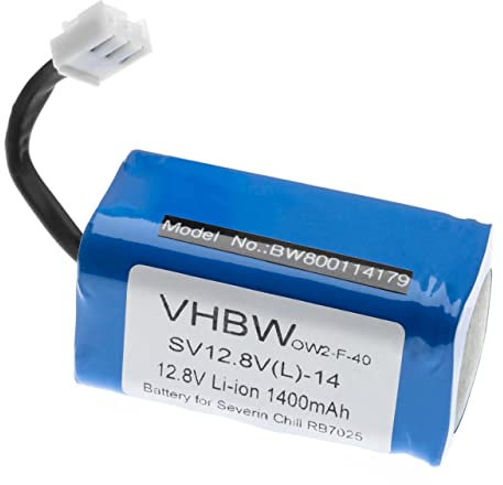 vhbw Akku Ersatz für Philips CP0111/01 für Home Cleaner Heimroboter (1400 mAh, 12,8 V, Li-Ion)