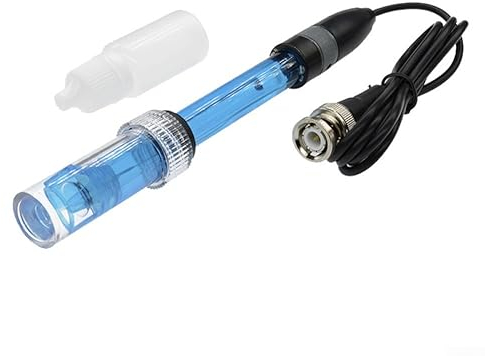 PH Ersatzsonde Aquarium Labor Elektrode PH Meter Sonde Sensor für kontinuierliche Flüssigkeitsmessung - BNC Connect Terminal PH Elektrode Sonde Kit