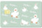CREATCABIN 4 Stück Entenkarten-Aufkleber,GaGa Debit-Kreditkarten-Skins,Blume Abdecken,Personalisierende Bankkarten-Schutz,Abnehmbare Folie,Wasserfest,Keine Blasen,Für Bankkarten,7.3x5.4,(1) cm,Grün
