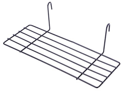 Holibanna Grid Wall Bracket Wire Storage Rack Straight Shelf Wall Hanging 25x10cm