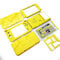 Custom New3DSXL Extra Housing Case Shells PKQ Limited Yellow Replacement, for New 3DS New3DS XL LL 3DSXL 3DSLL Game Console, JP Edition 5 Cover Plates + Buttons, Screws, Stylus, Mirror, Plugs, Green