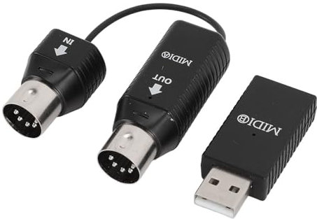Reaktionsschneller Kabelloser MIDI-Adapter, Geringe Latenz, 3 Ms Übertragung, Kompatibel mit IOS, OS X,