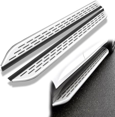 Lot de 2 marchepieds latéraux SUV pour KIA Sportage NQ5 2023-2024 NerfBar Marchepied en aluminium (avec supports)