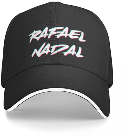 Nadal Artistic Lettering Baseball Cap Frauen Outdoor Beach Dad Hüte Casual Hip Hop Trucker Cap