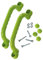 Vaguelly Boys and Girls Climbing Jungle Gym Handles Solid Safety Non-slip Eco-friendly Plastic Swing Accessories Indoor Outdoor Play Equipment Random Color