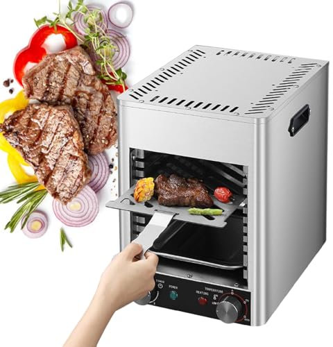 Griglia Elettrica A Infrarossi Per Esterni, Barbecue Portatile Da Tavolo, Rosolatura Per Bistecche In Acciaio Inox 1450 ℉, Piccola Macchina Per Cuocere Le Bistecche Al Forno Da Interno,220V