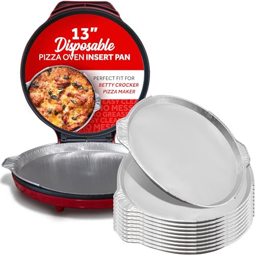 13 inch pizza insert tray for 12 inch pizza oven indoor pizza maker machine for home disposable round liner aluminum oven liner
