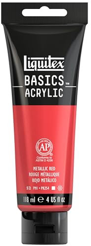 Liquitex Basics Acrylique Tube 118 ml Rouge Métallique