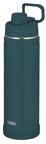 THERMOS ULTRALIGHT MAX Isolierflasche 1,50 l, 24 h kalt, deep teal mat | 12 h heiß, ultraleicht, absolut dicht, Edelstahl-Trinkflasche mit Tragegriff, für Sport, Outdoor & Reisen, grün