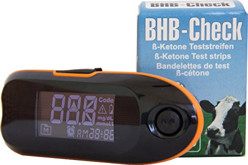 BHB-Check - Keton-Test-System für Milchkühe - Messgerät inklusive 50 Teststreifen