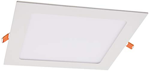 JANDEI - Quadratische und einbaufertige Downlight LED. Weiß. (4200K, 15W). Deckenleuchte, Deckenbeleuchtung, Deckenleuchte Panel, Deckeneinbauleuchte