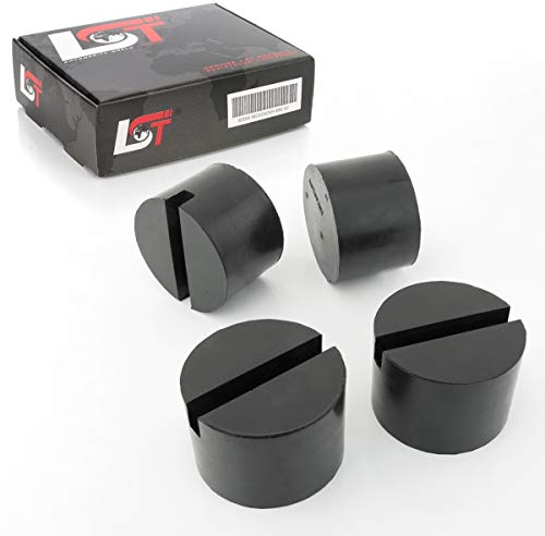 LST 4x Adapter Wagenheber Aufnahme Hebebühnen Gummiauflage Ø 75x50mm kompatibel mit Seat
