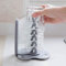 Victory-eu Water Bottle Cleaning Brush Glass Cup Washer with Suction Base Bristle Brush for Beer Cup, Long Leg Cup, Red Wine Glass and More Bar Kitchen Sink Home Tools Grey