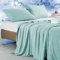 Marchpower Kühldecke 220 x 200cm, leichte Sommerdecke mit Japanische Arc-Chill 3.0 Q-Max>0.5 Kühlfasern, Absorbiert Körperwärme, 2-in-1 doppelseitig als Kinderdecke Sofadecke Reisedecke - Grün