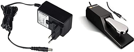 Yamaha PA-150B Netzteil & M-Audio SP-2 - Universal Sustain Pedal mit Piano Style Action, das ideale Zubehör für MIDI-Keyboards, Digitale Klaviere, elektronische Keyboards und mehr