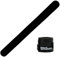 ZRZ Protector Pala de Padel Transparente Rugoso Pack de Protectores + Overgrip Wilson Pro - Cinta Protectora Funda Pala de Padel Multigranulada Silicona Resistente (1 Negro + Over Negro)