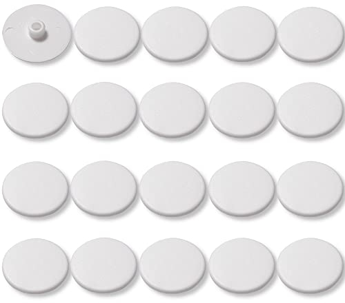 cyclingcolors 20x Abdeckkappen Weiß schraubenkappen Innensechskant Zylinderschrauben Schutzkappen CHC FHC SW4