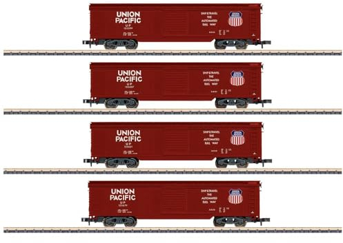 Märklin 82497 Z 4er-Set Box-Car der Union Pacific