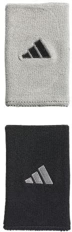 adidas Intervall großes wendbares Armband, Schwarz/Aluminium 2/Weiß/2, Einheitsgröße