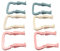 Pokinge 6Pcs Trash Can Edge Clip,Non-Slip Garbage Bins Bag Waste Bucket Side Fixation Dustbin Edge Holder Clip with Handle Garbage Bag Holder for Home Kitchen