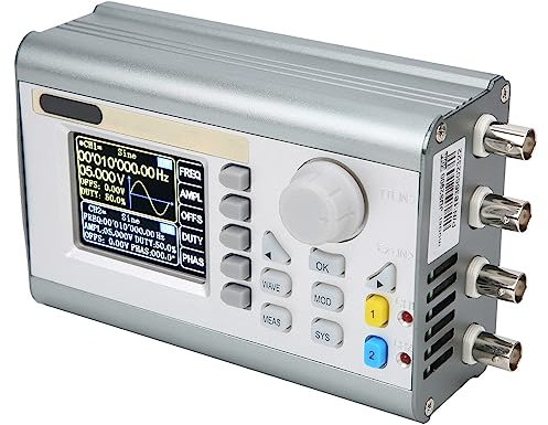 Generatore di Segnale, JDS2900-60M 2CH Funzione DDS a Doppio Canale/Generatore di Forme D'onda Arbitrarie, Sorgenti di Segnali a Impulsi DDS (Spina europea)
