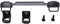 YUCHENSHLP Kit de montage IsoFix 1357238 pour siège enfant compatible avec Ford Focus 2005-2010 MK2 IsoFix